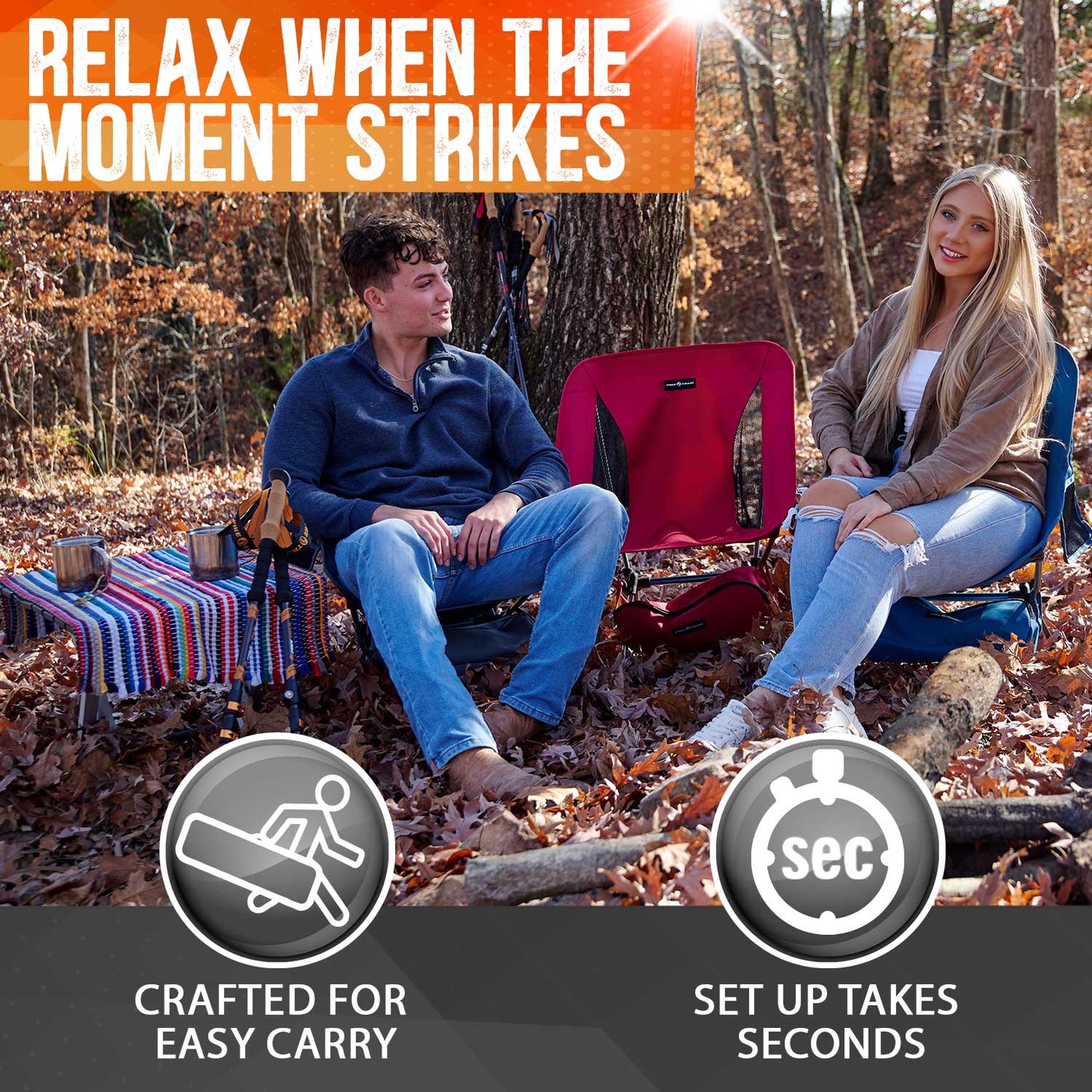 Ultralight Compact Outdoor Camping Tailgate Festival Beach Chair
