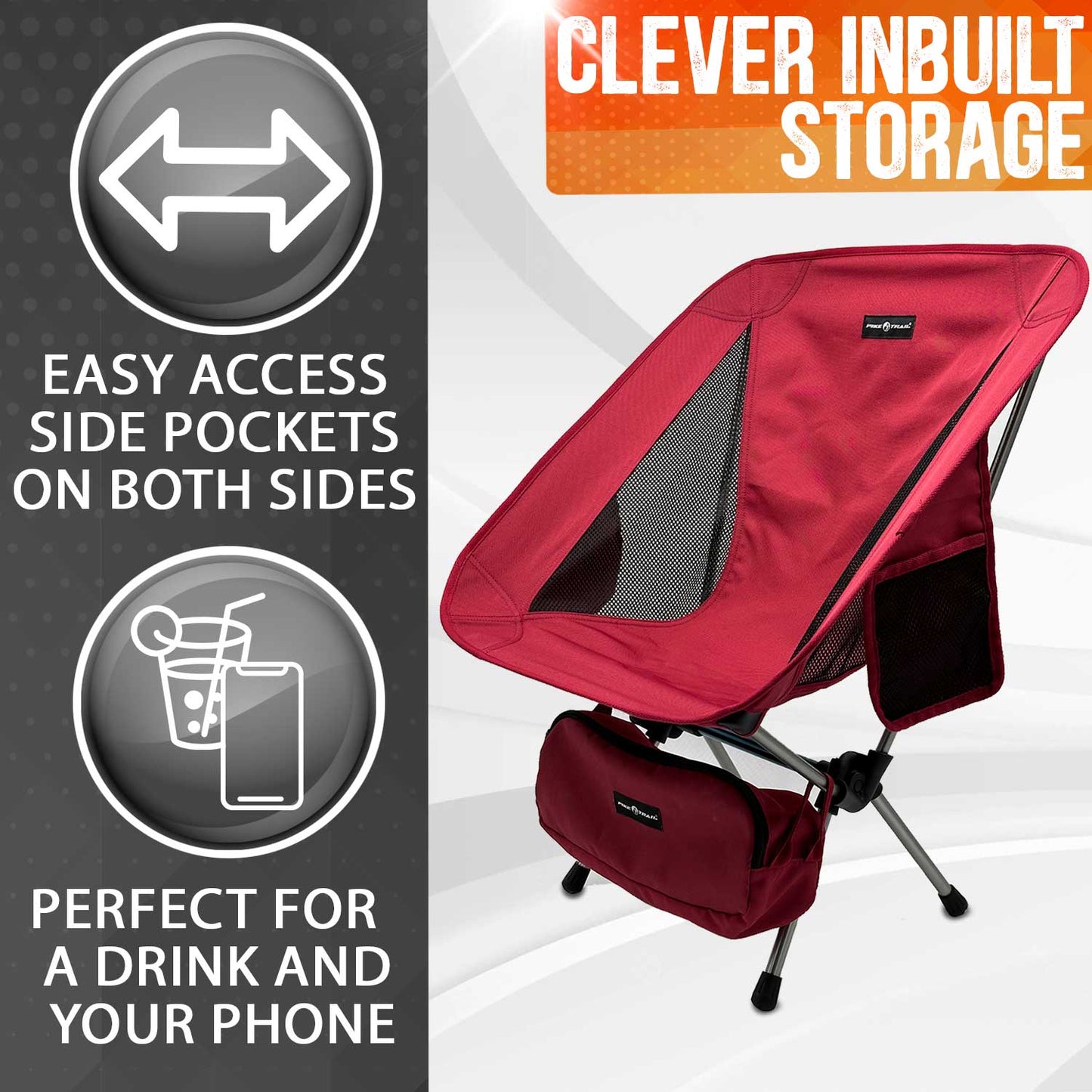 Ultralight Compact Outdoor Camping Tailgate Festival Beach Chair