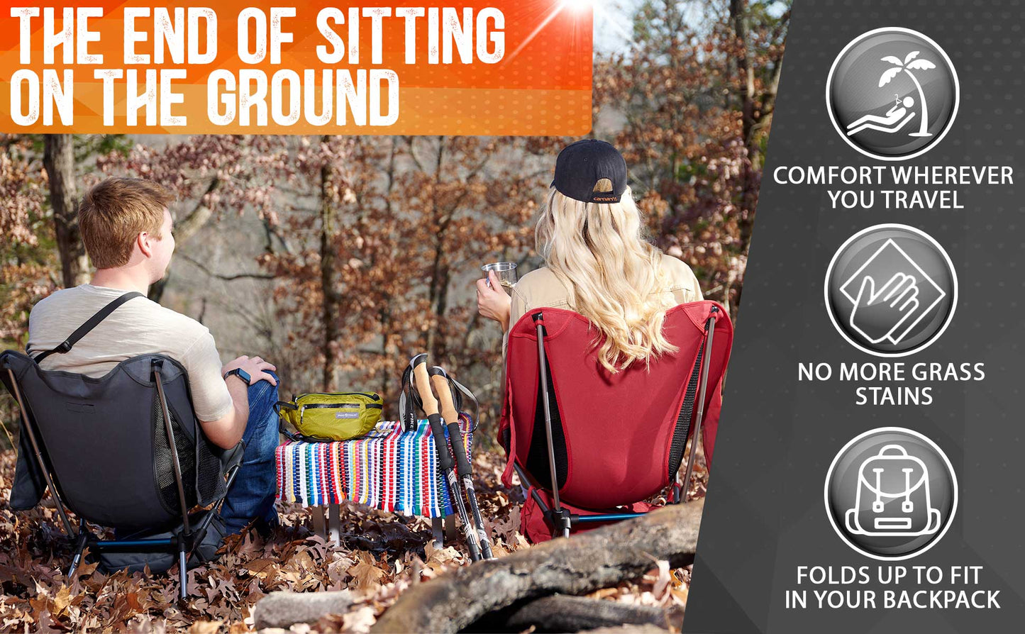 Ultralight Compact Outdoor Camping Tailgate Festival Beach Chair