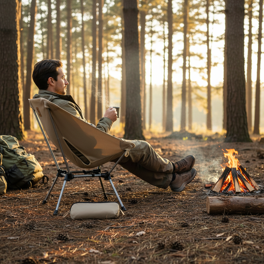 260lbs Folding Aluminum Camping Chair – Lifestyle