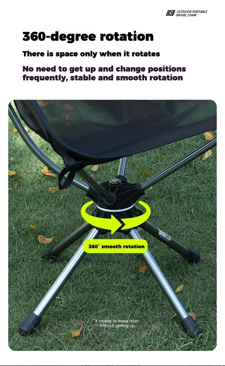 Portable Ultra-Light 360-Degree Swivel Folding Camping Chair