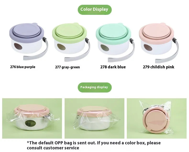 3-in-1 Dog Travel Feeder & Folding Bowl
