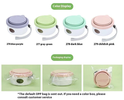 3-in-1 Dog Travel Feeder & Folding Bowl