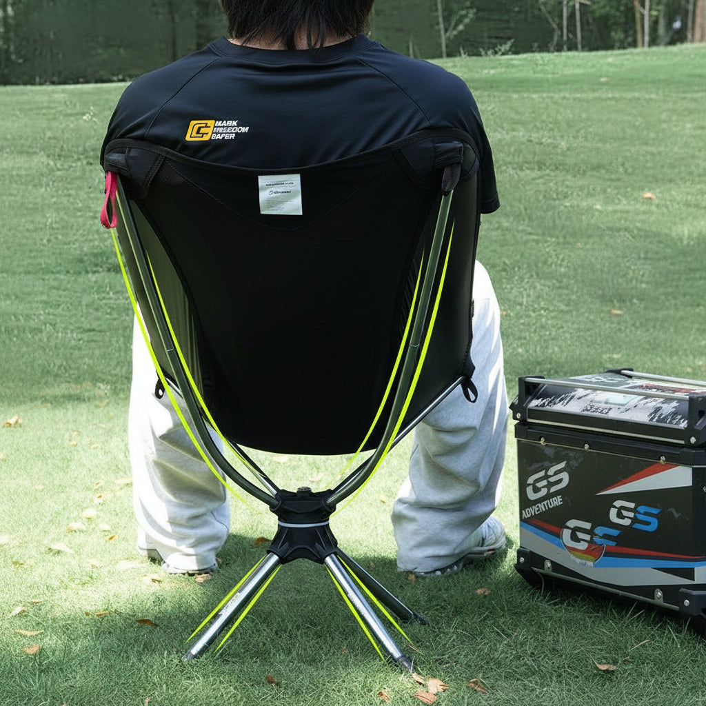 Portable Ultra-Light 360-Degree Swivel Folding Camping Chair