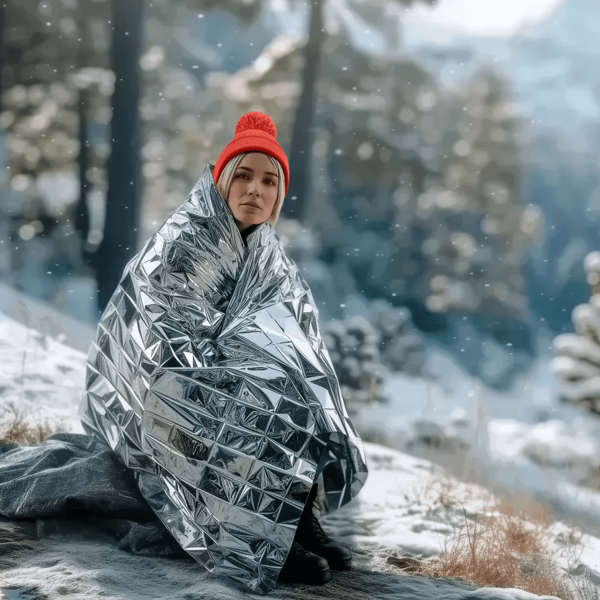 100 Pack of Emergency Blankets