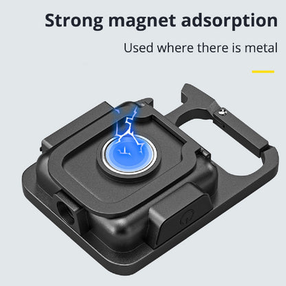 Keyring attachment detail on the rechargeable work light