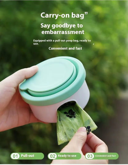 3-in-1 Dog Travel Feeder & Folding Bowl