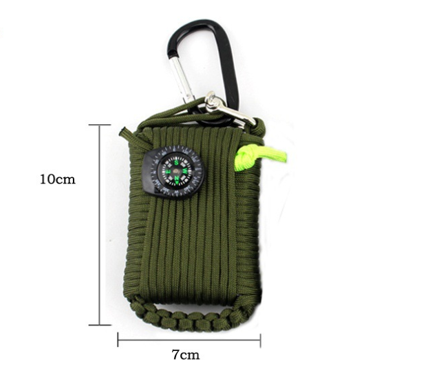 Survival Kit, Camping Gear, Climbing Rope Tool Bag