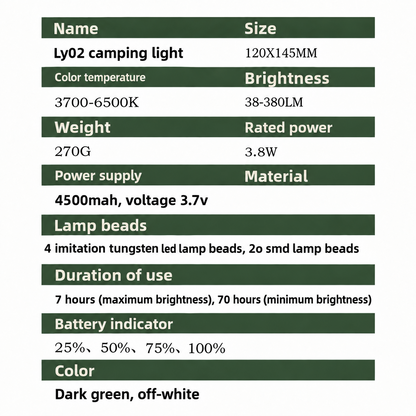 Vintage-Style, retro-style Rechargeable Camping Lantern for outdoor with a wire cage and a built-in handle, illuminated with warm, classic character to outdoor lighting