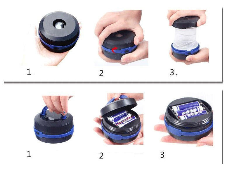 Multi-Function Outdoor Camping Lantern and Flashlight