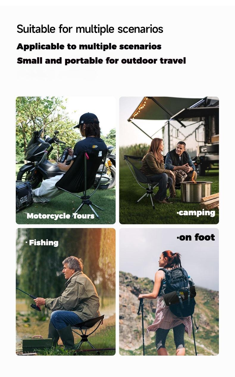 Portable Ultra-Light 360-Degree Swivel Folding Camping Chair
