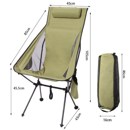 High-Back Aluminum Camping Chair product image 4