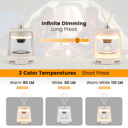 Water-Resistant LED Lantern Speaker product image 5