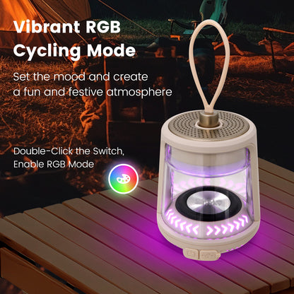 Water-Resistant LED Lantern Speaker product image 6