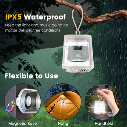 Water-Resistant LED Lantern Speaker product image 8