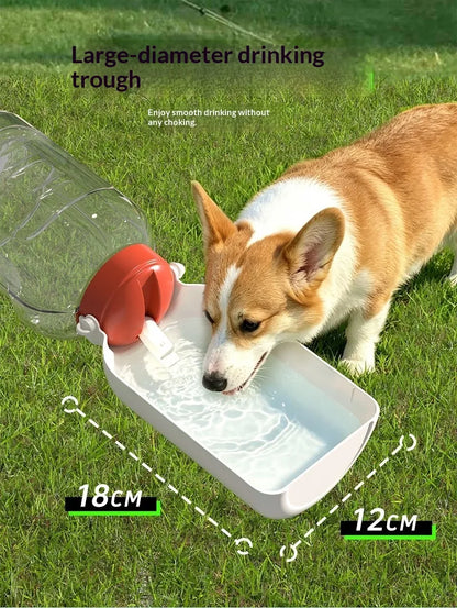 Dog Water Bottle & Food Travel Container