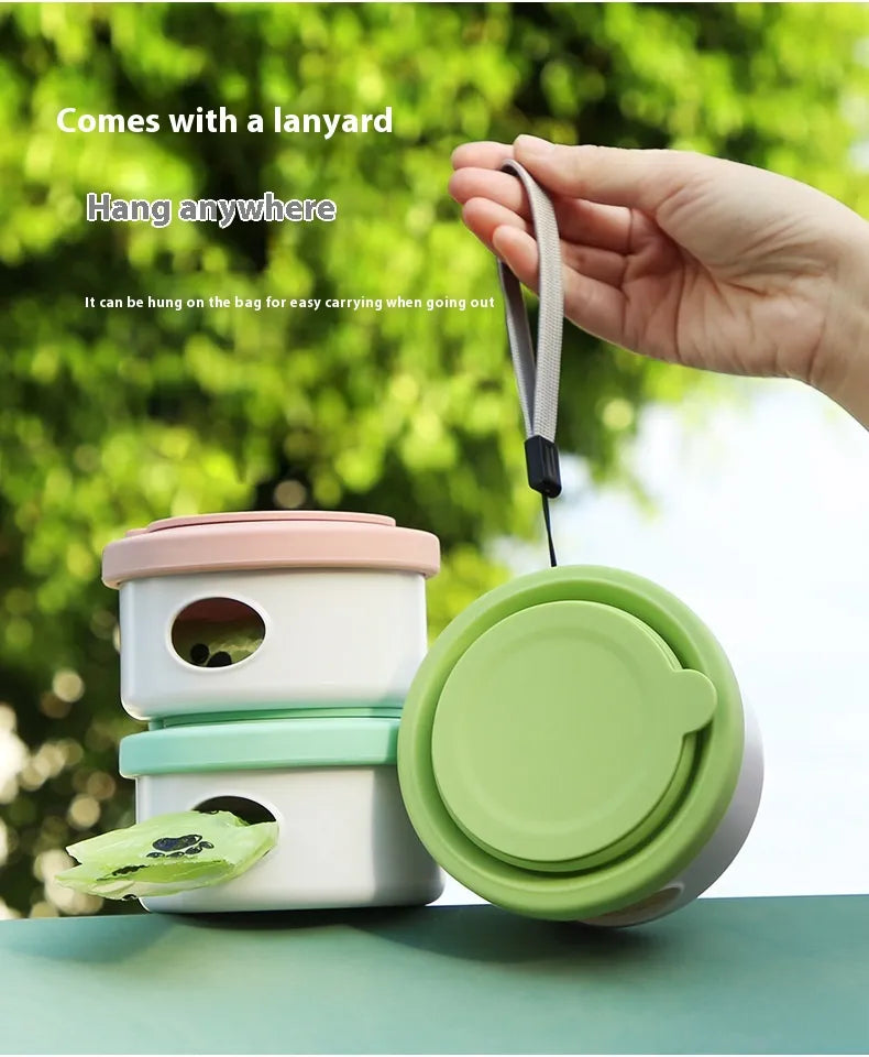 3-in-1 Dog Travel Feeder & Folding Bowl