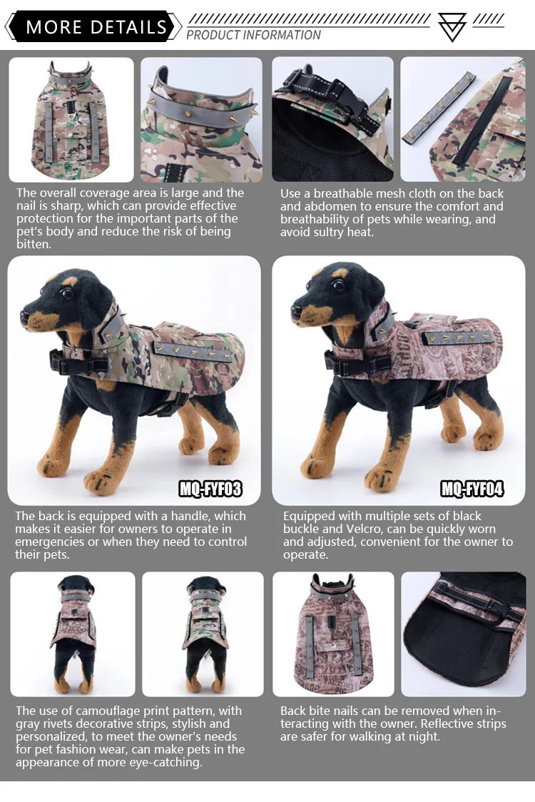 All-Season Dog Protective Suit