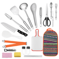 Camping Cooking Utensil Kit for Outdoor Cooking Gear