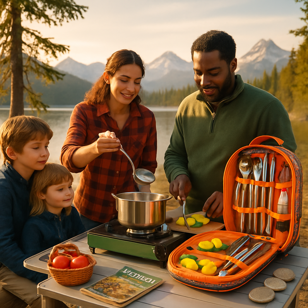 Camping Cooking Utensil Kit for Outdoor Cooking Gear
