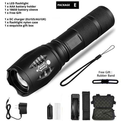 Rechargeable Zoom LED Flashlight with 5 Modes product image 5