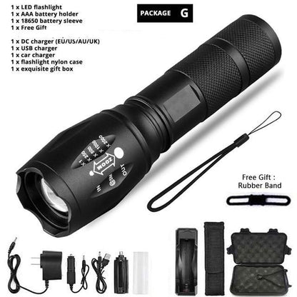 Rechargeable Zoom LED Flashlight with 5 Modes product image 34