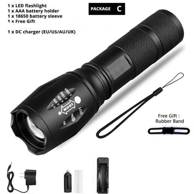 Rechargeable Zoom LED Flashlight with 5 Modes product image 6