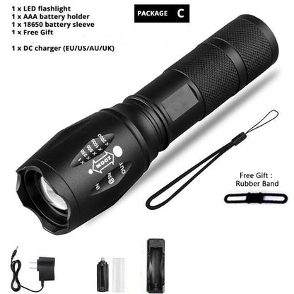 Rechargeable Zoom LED Flashlight with 5 Modes product image 6
