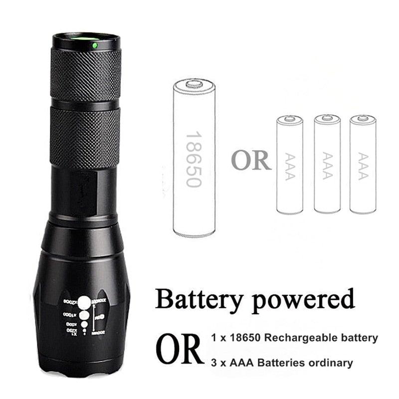 Rechargeable Zoom LED Flashlight with 5 Modes product image 12