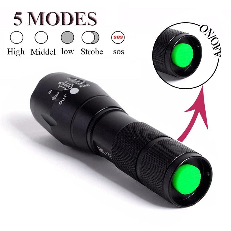 Rechargeable Zoom LED Flashlight with 5 Modes product image 21