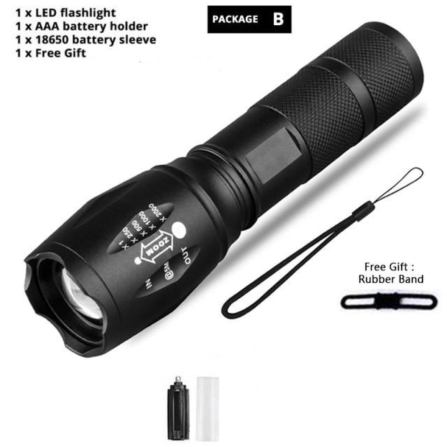 Rechargeable Zoom LED Flashlight with 5 Modes product image 3