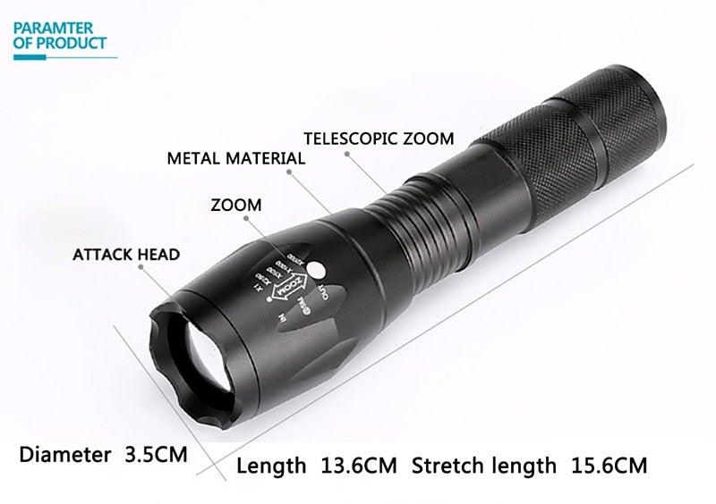 Rechargeable Zoom LED Flashlight with 5 Modes product image 37