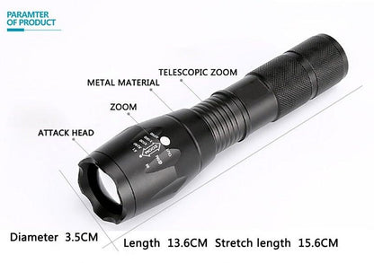 Rechargeable Zoom LED Flashlight with 5 Modes product image 37